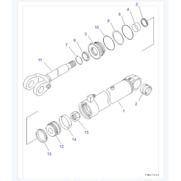 707-99-43110 transmisión Kit For WA200-3 WA250-3 de Loder de 7079943110 ruedas