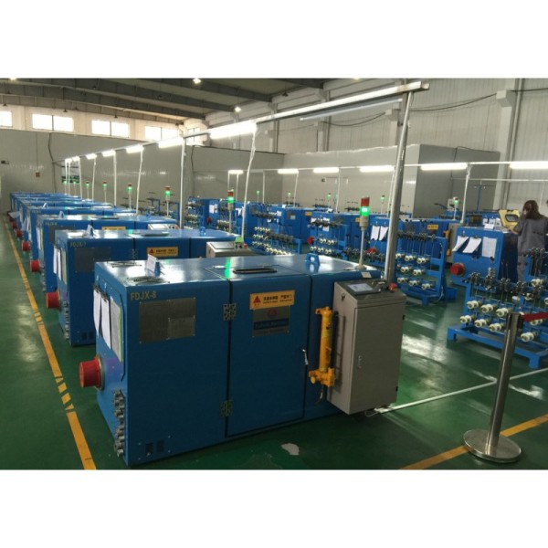Alloy Copper Wire Twisting Machine Twister S Lay Sky Blue Stranding Equipment