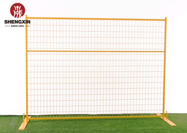 Standard Size 2.1mx2.4m Portable Temporary Fence Easily Assembled