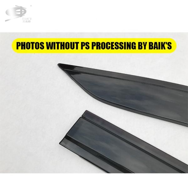 Dark Smoke Car Vent Shade Window visor OEM ODM For Toyota Hilux Revo 2015-2018