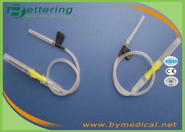 Disposable Sterile Vacuum Blood Collection Needles , Butterfly Needle Blood Draw