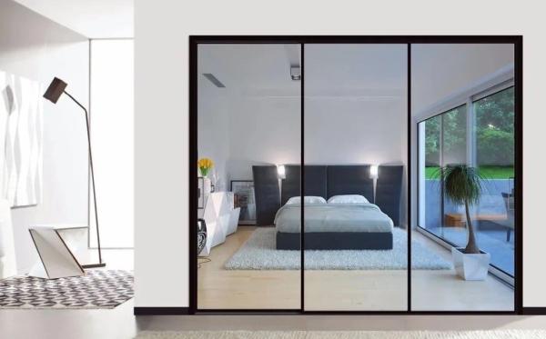 Waterproof T5 6000 Series Recyclable Aluminum Alloy Door