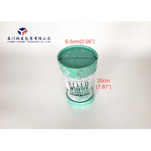 Stable Quality Plastic Cylinder Packaging Tubes With Colored Hard Paper Covers