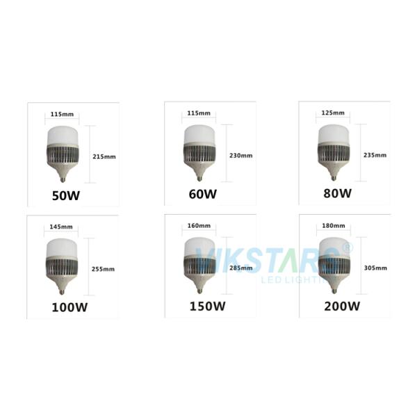 Reflector SMD2835 Led Bulb Lights For Vegetable Market Lighting