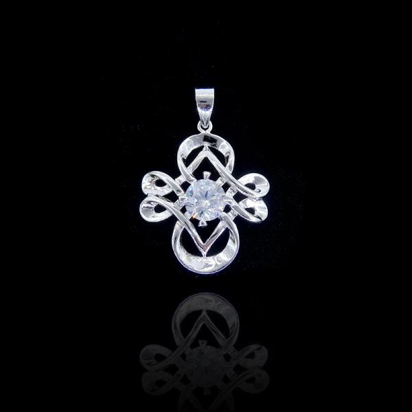 Red Stone Children Silver Jewellery Eye Cute Chick Shape Pendant For Little Girl / Boy