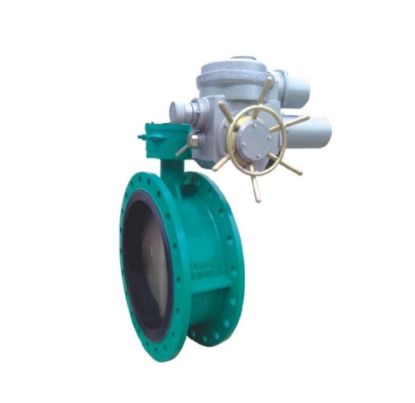 PN10 Regulating Type Electric Actuated Double Flanged Butterfly Valve