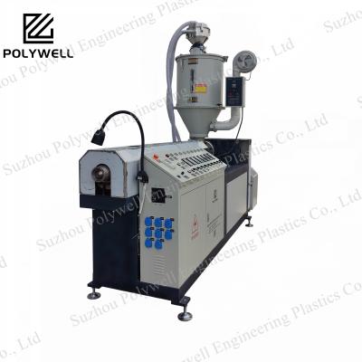Máquina automática da extrusão do polímero do PA da extrusora de único parafuso usada para produzir tiras da poliamida
