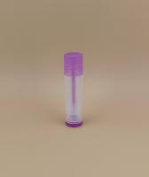 Lipsticks Small Smooth Clear Lip Balm Packaging with Purple Lid and Certification