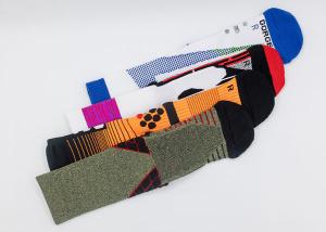 Colorful Thick Youth Boys Basketball Socks With Nylon / Spandex Material