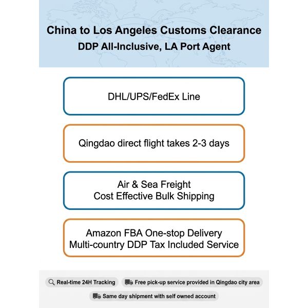 China To Los Angeles Customs Clearance DDP All-Inclusive LA Port Agent