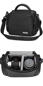 Padded Travel Personalized Customized Camera Bag Camera Case Compatible for Sony Canon Nikon Camera and Lens