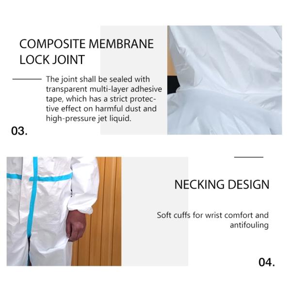 Medical Disposable Disposable Protective Suit Non Woven Isolation Gown
