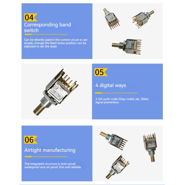 Japanese Original TOSOKU MR8A CNC Machine Digital Code Rotary Rate Switch Design for HC115 Electronic Handwheel