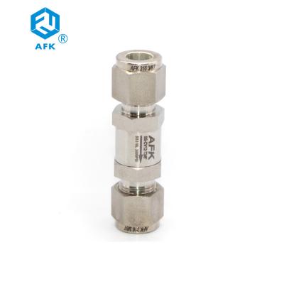 De válvula de aço inoxidável do compressor de ar da válvula de verificação 316 mini 1/4 1/8 3/8 1/2 do compressor de ar 3mm 6mm 8mm 10mm