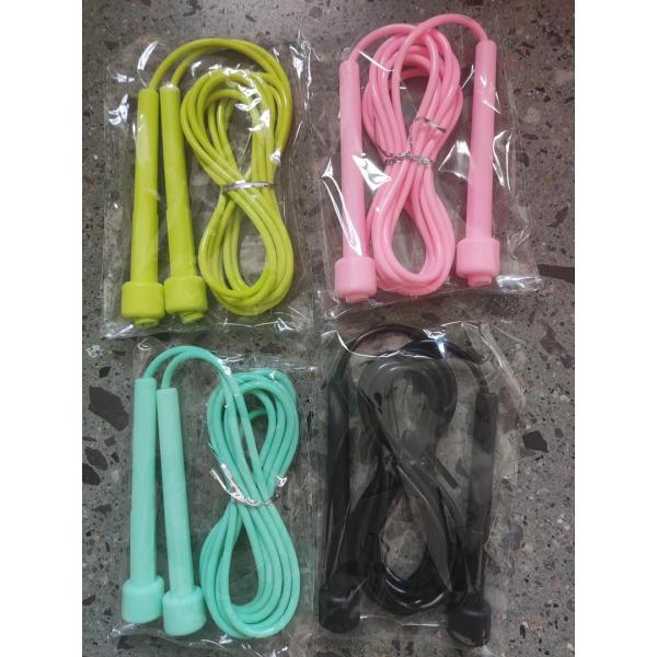 Customizable Adjustable 4.3mm Fitness Jump Ropes Kids Pp Pvc Material