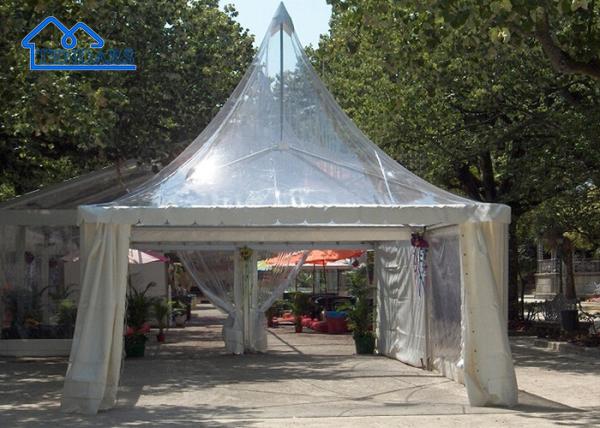 5x5m 6x6 10x10 Outdoor Waterproof Aluminum Pagoda Marquee Tent For Business , Wedding ,  Party Events