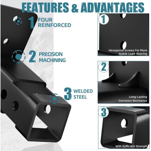 Прицеп сцепление приемник Хранилище сцепление стены монтаж велосипеда и грузового стойки висячий организатор