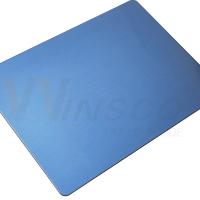 SS 304 304L Plaque métallique satinée inox brossée Saphir bleu mat Plaque d'acier inoxydable 3,0 mm d'épaisseur