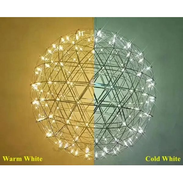 Modern Brief Loft Spark Ball LED Pendant Light  Raimond II Pendant（WH-AP-615）