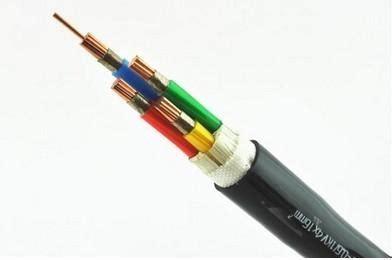 Multi Core Fire Resistant Cable XLPE Insulated PVC Sheathed Copper Core Power