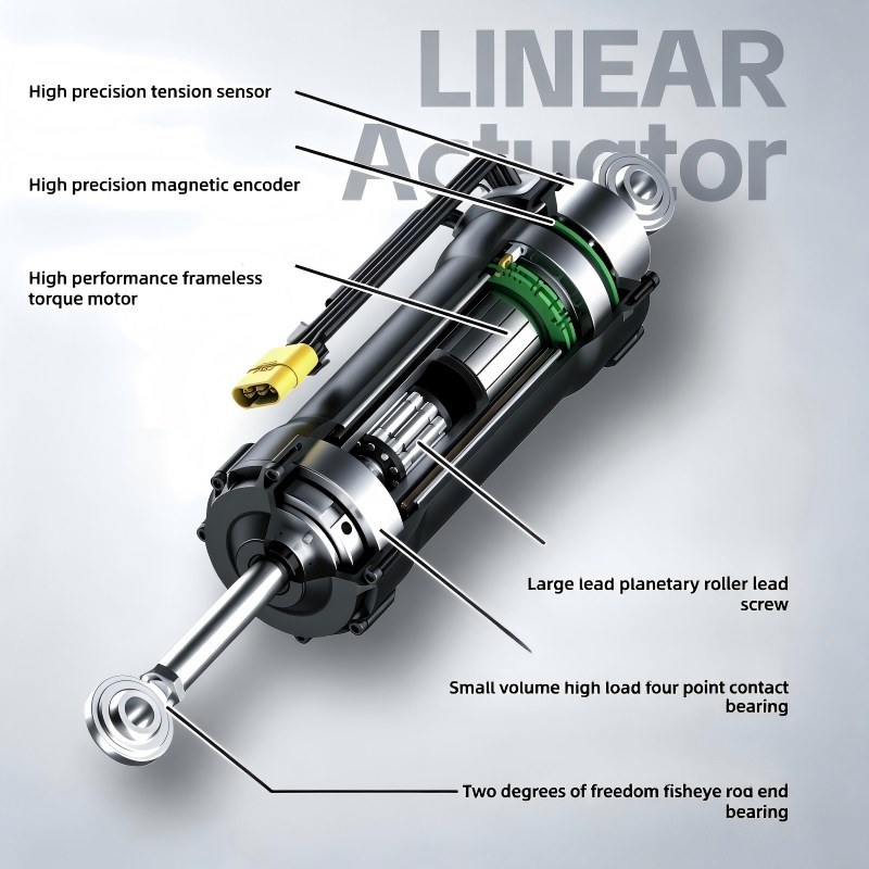 Humanoid Lower Leg Joint Linear Actuator-8000N