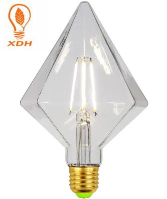D110 4W edison conduziu bulbos do filamento o vintage de E27 que conduziu o bulbo do filamento do diodo emissor de luz da forma do diamante