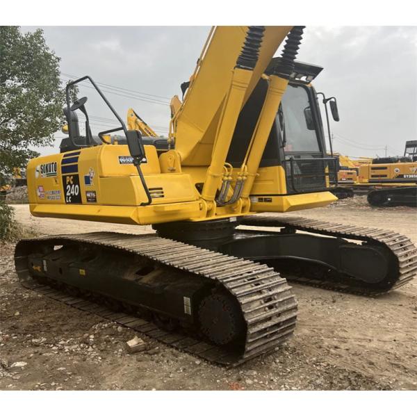Yellow Used Digging Equipment 22t Used Mini Excavator Komatsu pc240lc