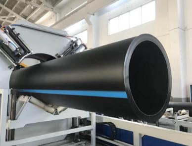 Customimzed Plastic Pipe Production Line Low Energy Consumption Hydraulic Driving