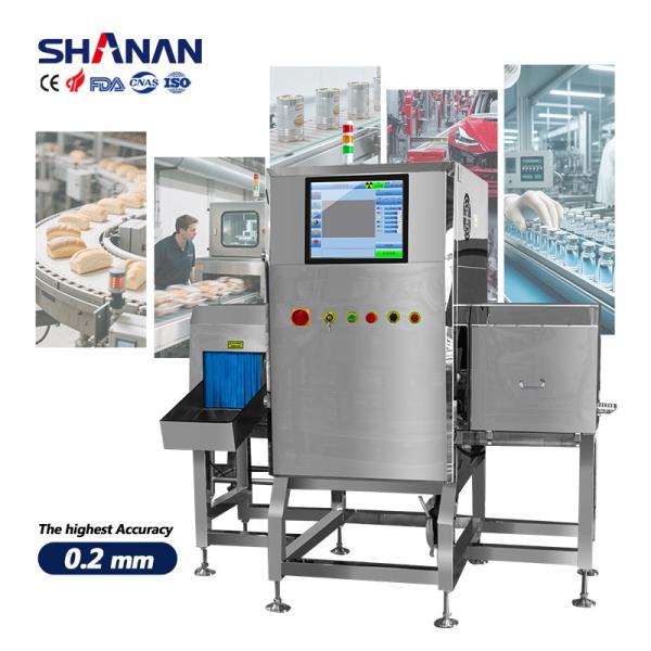 High Sensitivity Food Safety Metal Detector X Ray Food Scanner For Metal Can Products With Rejectors