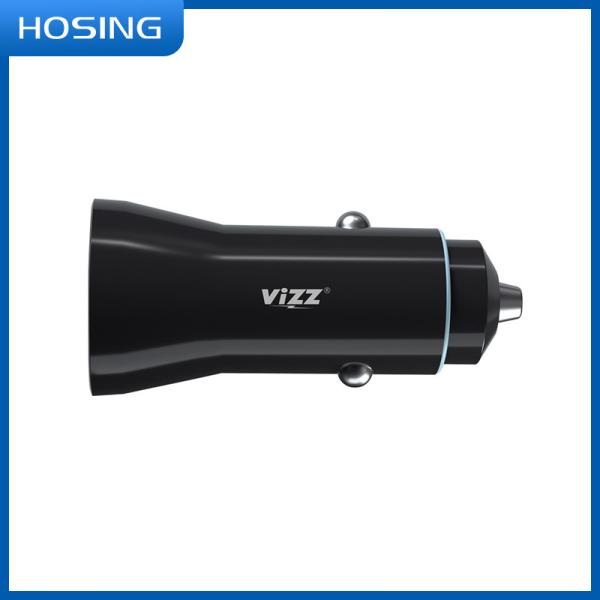 2 chargeur à grande vitesse portatif de voiture du téléphone LG16 des ports QC3