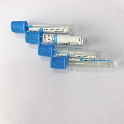Glass PET  Lithium Heparin Tube  Plasma Sodium Citrate Blood Tube 6ml