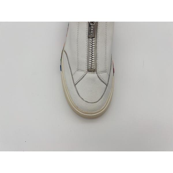 ODM Custom Athletic Sports Shoes soft Womens Patent Leather Tennis Shoes With Metal Zipper