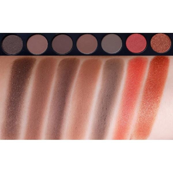 Neutral Eye Makeup Eyeshadow High Pigment Autumn Orange Toned Eyeshadow Palette