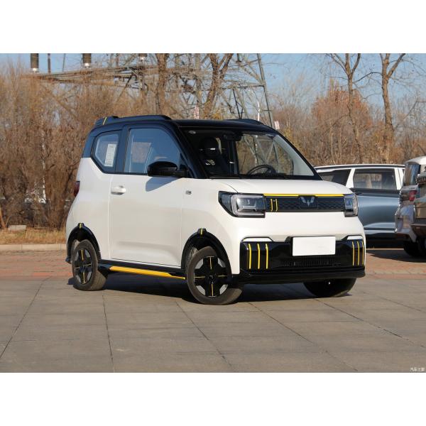 Budget-Friendly Mini Electric Cars Wuling Hongguang Mini EV LED Headlight 200km 300km