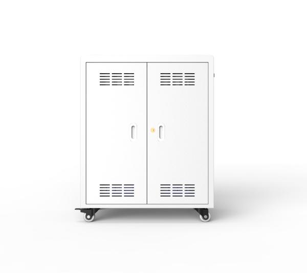 30 Ports Laptop Charging Cabinet AC Power Sockets Charging Cart