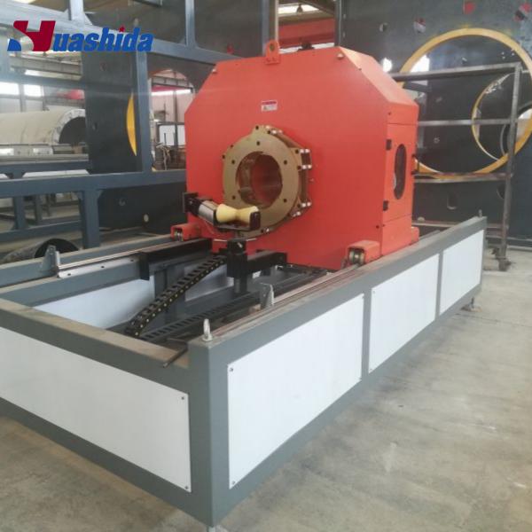 Ligne de production intégrée de tubes isolés PU flexibles / rigides renforcés de fibres