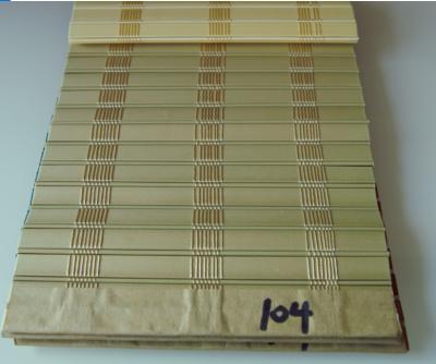 PVC Outdoor Bamboo Shades Compact Framework Long Lifespan High Flatness