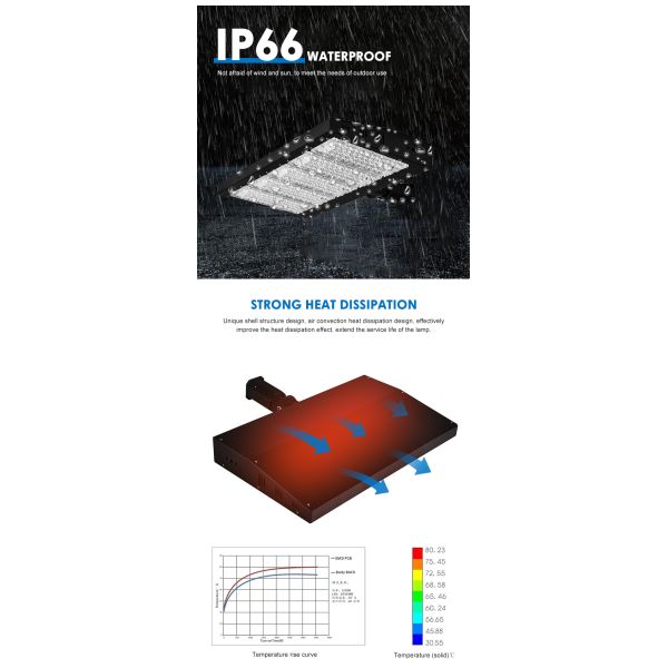 High-Performance IP66 Shoebox Lights Ideal for Highways and Gardens