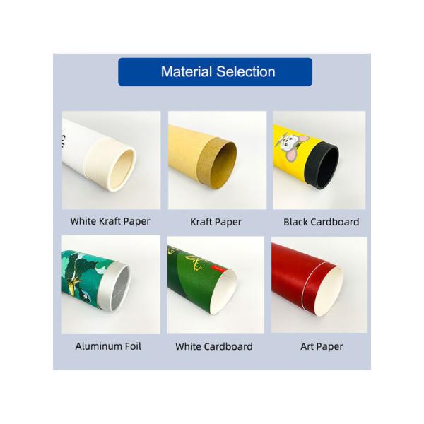 CMYK Deodorant Biodegradable Cylinder Tube Box Cardboard Lipstick Tubes