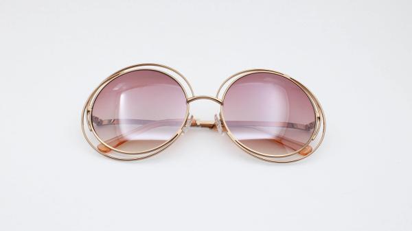 Ladies' fashion accessories Metal sunglasses 2019 fashion design UV 100% Round idea