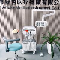 Simulador dental Sistema de entrenamiento dental Simulador dental Cabeza fantasma con carrito de tratamiento para la enseñanza de la escuela dental