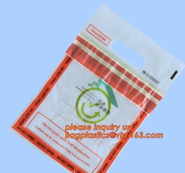 ICAO Duty Free Packaging, STEBs Bags, Custom Airport Store, Retail Shop Security Bags, Tamper Evident Proof