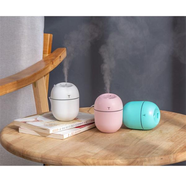Home Colorful Bedroom Humidifier with Essential Oil Aromatherapy and LED Lights