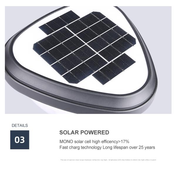 тропа СИД управлением освещения 20W солнечная освещает на открытом воздухе творческое делает водостойким