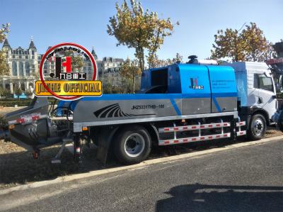 China JIUHE trailer Concrete line Pumps HBC100 Without Truck mobile line Concrete Pump