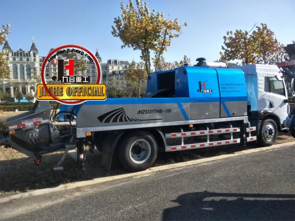 JIUHE Oficial HBC10018K caminhão montado bomba de linha de concreto para venda