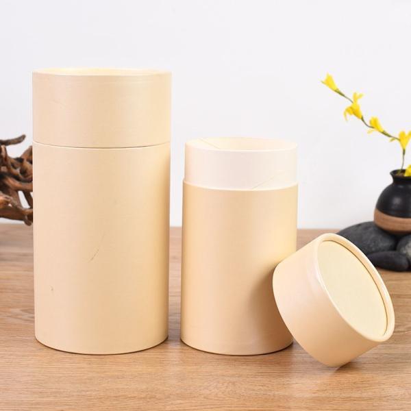Cute Fancy Art Paper Cans Packaging Corrugated Cylinder Paper Tube Packaging Box
