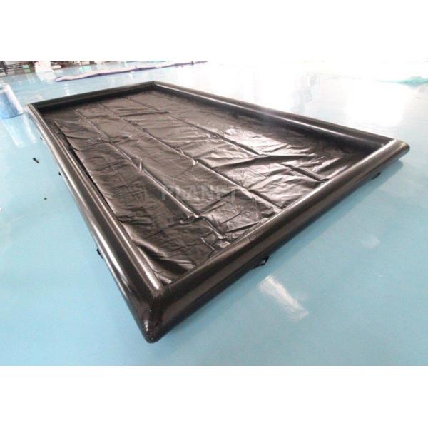 Air Sealed Portable 6x3m Inflatable Wash Mats For Car Washing