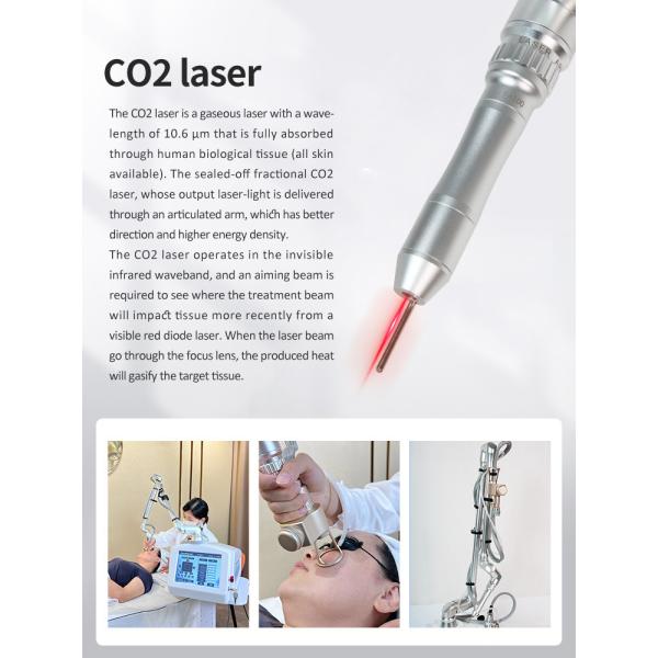 RF Fractional CO2 Laser Beauty Equipment 10.6um For Stretch Marks / Acne Scar Removal