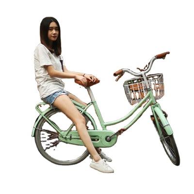 20 24 Inches Ladies Bicycle Customizable Bike For Woman With Basket Old Style